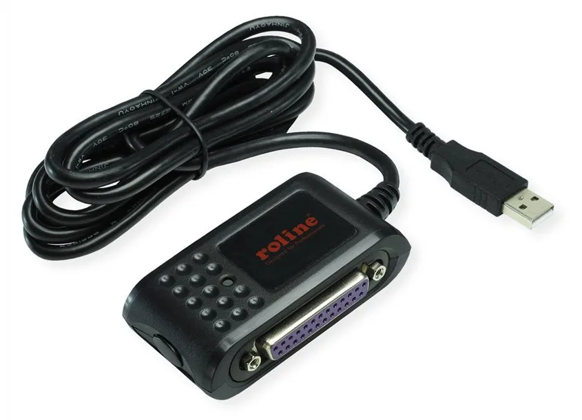 ROTRONIC-SECOMP Roline - Adapter Parallel/Seriell - USB - parallel, RS-232, Ansicht 3