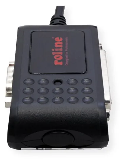 ROTRONIC-SECOMP Roline - Adapter Parallel/Seriell - USB - parallel, RS-232, Ansicht 4