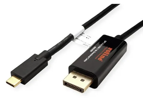 ROTRONIC-SECOMP Roline - Adapterkabel - 24 pin USB-C (M) zu DisplayPort (M), Ansicht 2