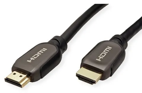 ROTRONIC-SECOMP Roline - HDMI-Kabel mit Ethernet - HDMI männlich zu HDMI männlich - 1 m - Doppelisolierung - Schwarz, Ansicht 4