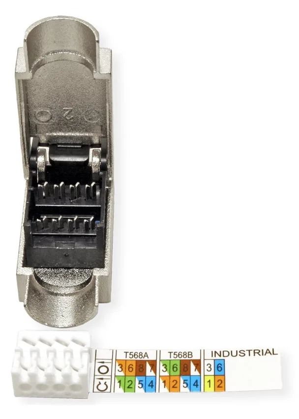 ROTRONIC-SECOMP Roline - Netzwerkanschluss - RJ-45 (M) - STP, Ansicht 2