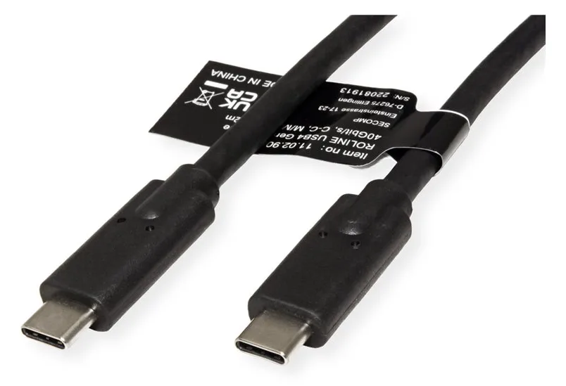 ROTRONIC-SECOMP Roline - USB-Kabel - 24 pin USB-C (M) zu 24 pin USB-C (M), Ansicht 3