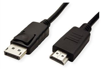 ROTRONIC-SECOMP Roline Green - Adapterkabel - DisplayPort männlich zu HDMI männlich von LumaTech