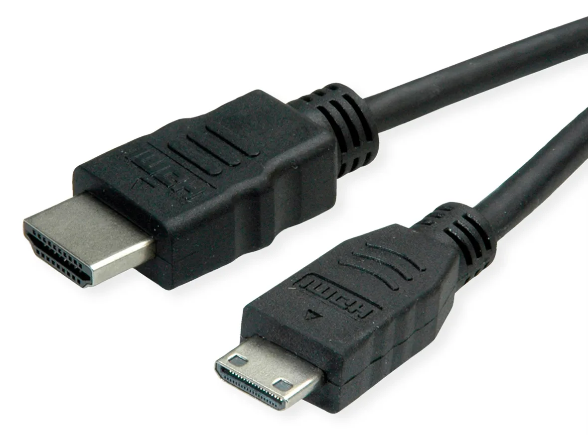 ROTRONIC-SECOMP Roline Green - Highspeed - HDMI-Kabel mit Ethernet - HDMI männlich zu mini HDMI männlich - 2 m, Ansicht 2