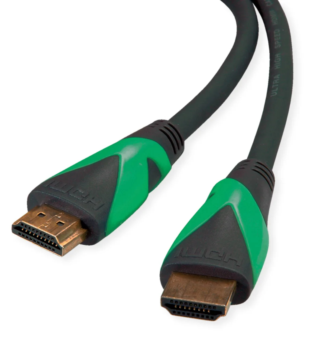 ROTRONIC-SECOMP Roline Green - Ultra High Speed - HDMI-Kabel mit Ethernet - HDMI männlich zu HDMI männlich - 1 m, Ansicht 2
