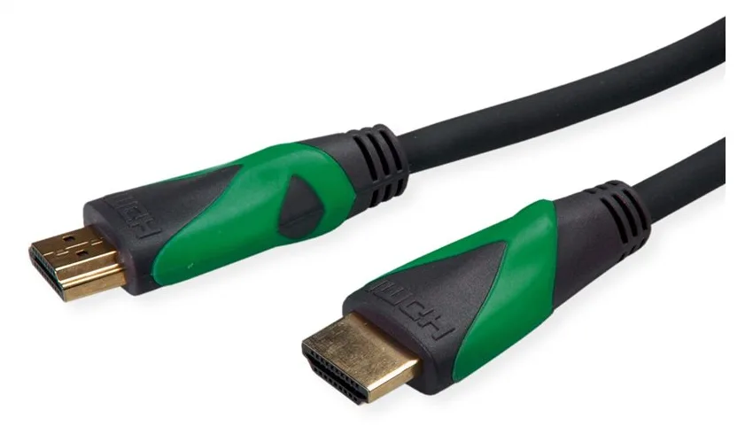 ROTRONIC-SECOMP Roline Green - Ultra High Speed - HDMI-Kabel mit Ethernet - HDMI männlich zu HDMI männlich - 2 m, Ansicht 4