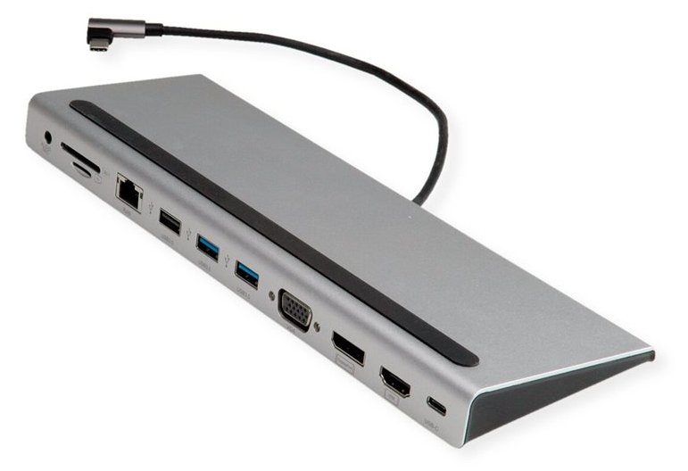 ROTRONIC-SECOMP VALUE - Dockingstation - USB-C 3.2 Gen 2 - VGA, HDMI, DP