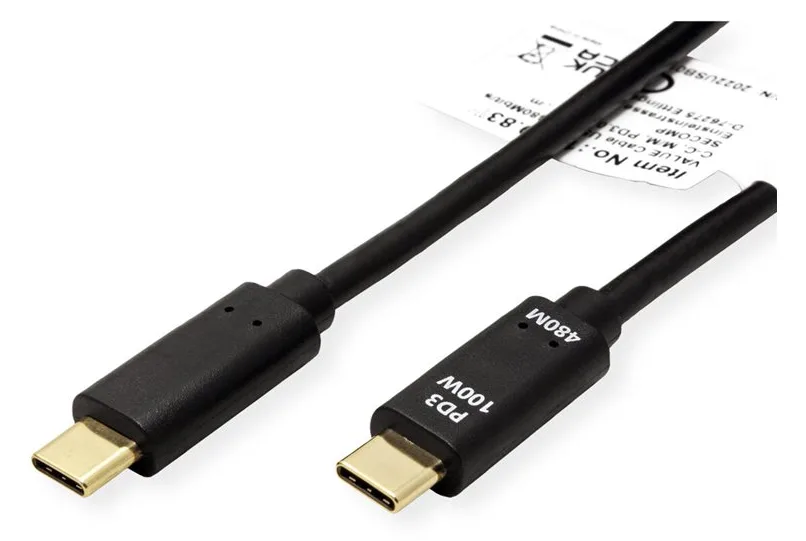 ROTRONIC-SECOMP VALUE - USB-Kabel - 24 pin USB-C (M) zu 24 pin USB-C (M), Ansicht 2