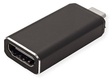 ROTRONIC-SECOMP VALUE - Videoadapter - 24 pin USB-C männlich zu HDMI weiblich - Schwarz - unterstützt 4K 60 Hz von LumaTech