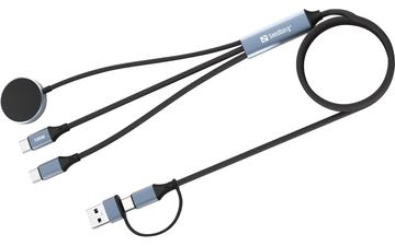 SANDBERG 3in1 Travel Charge Cable 100W - Kabel - Digital/Daten von LumaTech