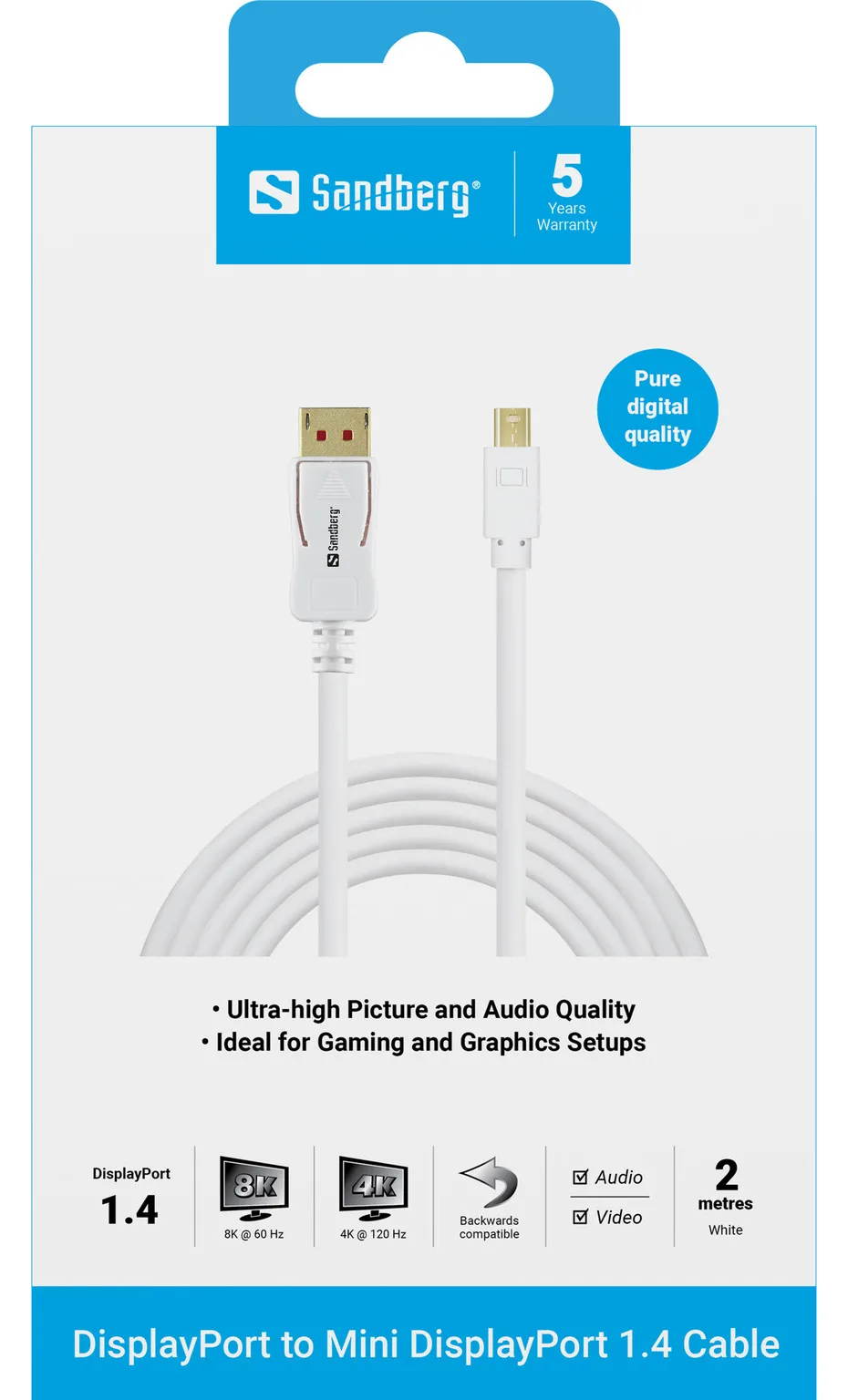 SANDBERG DisplayPort-Kabel - DisplayPort (M), Ansicht 4