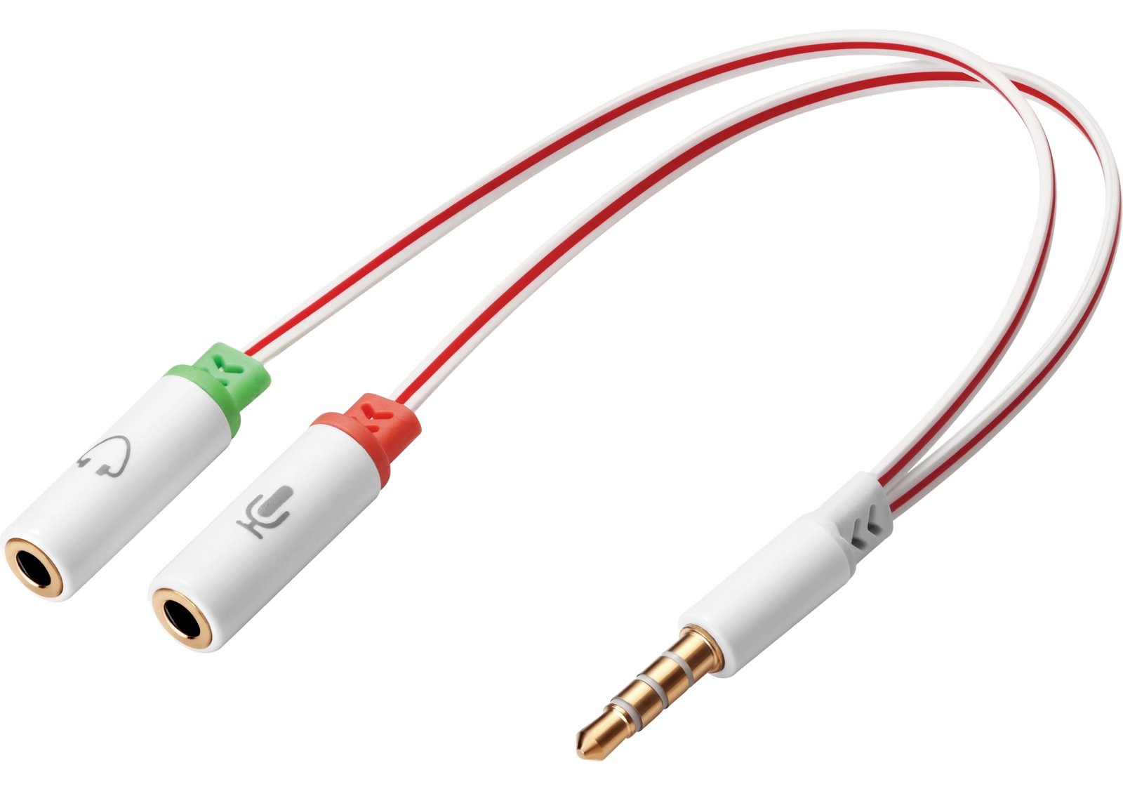 SANDBERG Headset Converter - Headsetadapter - 4-poliger Mini-Stecker männlich zu mini-phone stereo 3.5 mm weiblich