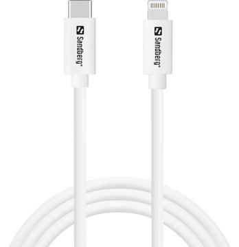 SANDBERG Lightning-Kabel - Lightning männlich zu 24 pin USB-C männlich von LumaTech
