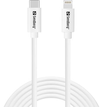 SANDBERG Lightning-Kabel - Lightning männlich zu 24 pin USB-C männlich von LumaTech