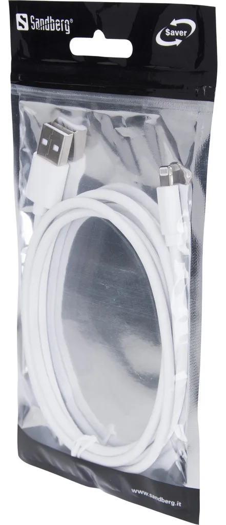 SANDBERG Lightning-Kabel - Lightning männlich zu USB männlich - 1 m - für Apple iPad/iPhone/iPod (Lightning), Ansicht 2
