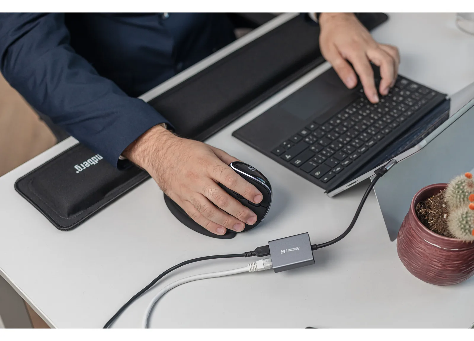 SANDBERG Netzwerkadapter - USB-C - Gigabit, Ansicht 4