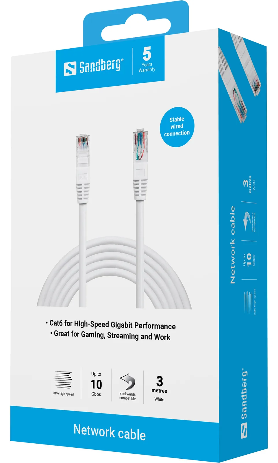 SANDBERG Netzwerkkabel - RJ-45 (M) zu RJ-45 (M), Ansicht 2