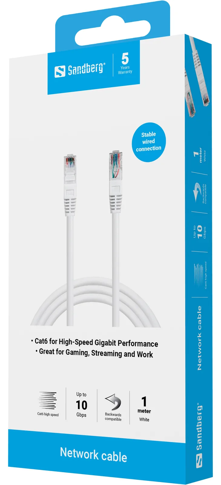 SANDBERG Netzwerkkabel - RJ-45 (M) zu RJ-45 (M), Ansicht 2