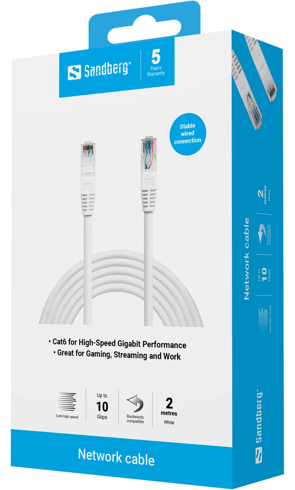 SANDBERG Netzwerkkabel - RJ-45 (M) zu RJ-45 (M), Ansicht 2