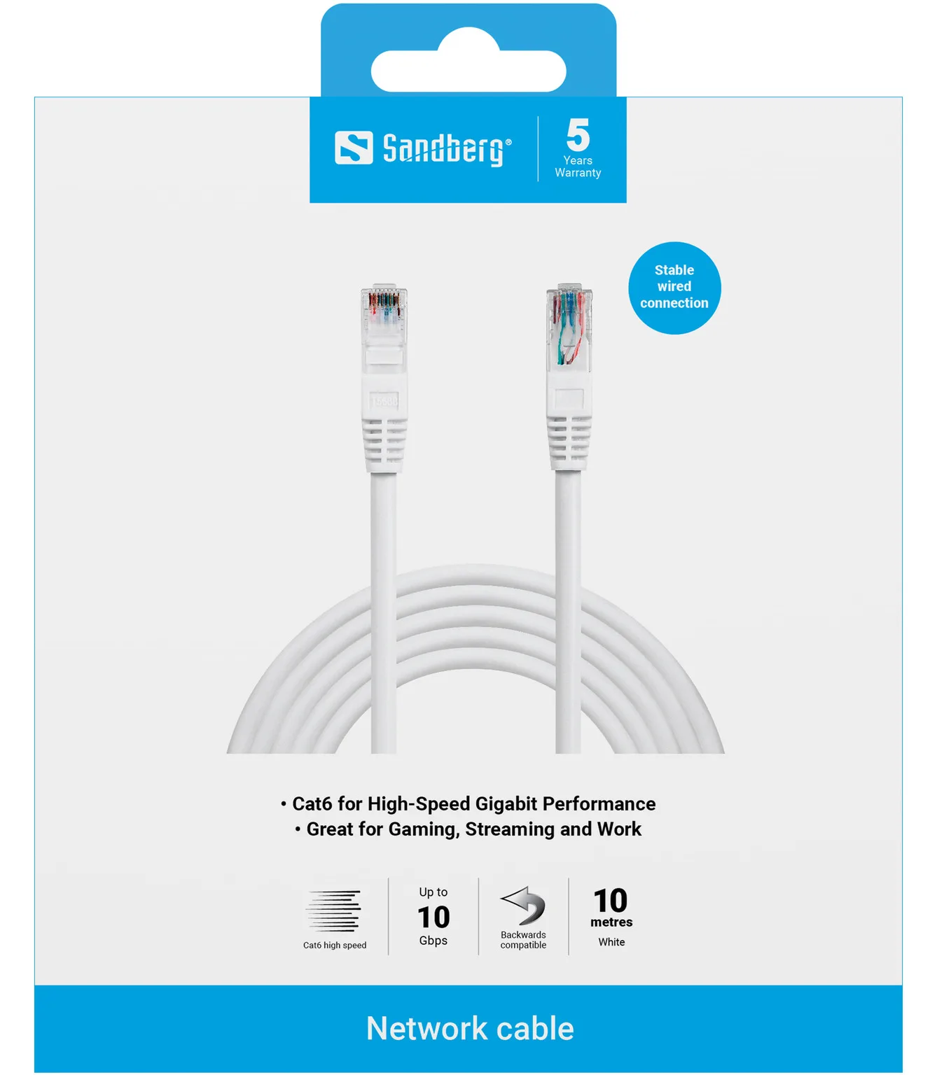 SANDBERG Netzwerkkabel - RJ-45 (M) zu RJ-45 (M), Ansicht 3