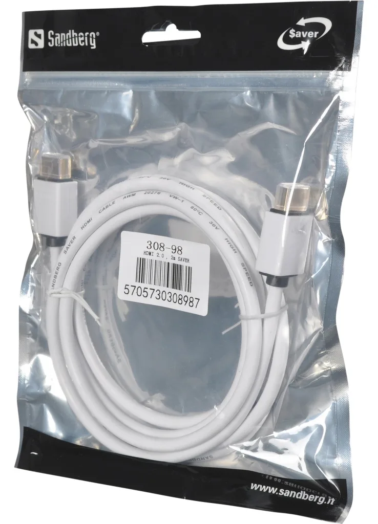 SANDBERG Saver - HDMI-Kabel - HDMI (M) bis HDMI (M), Ansicht 3