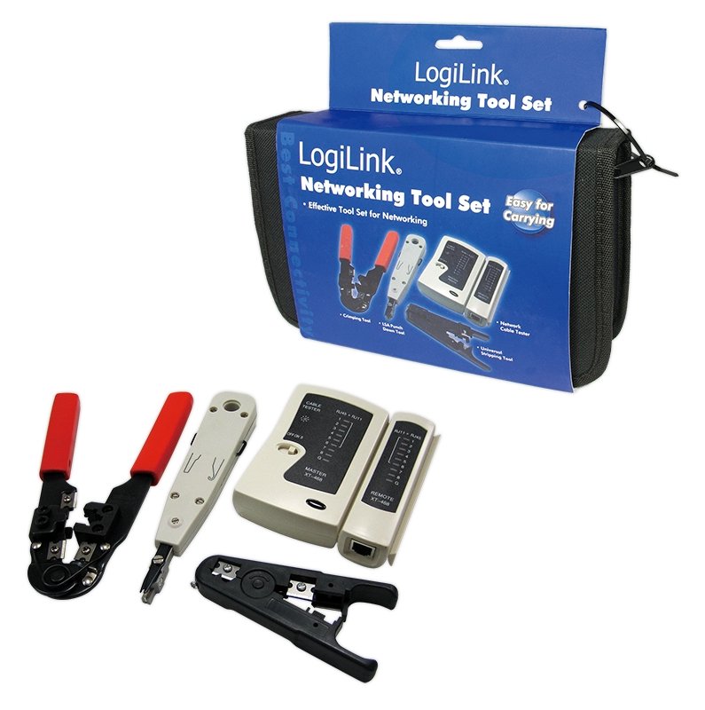 LogiLink Networking Tool Set with Bag - Network