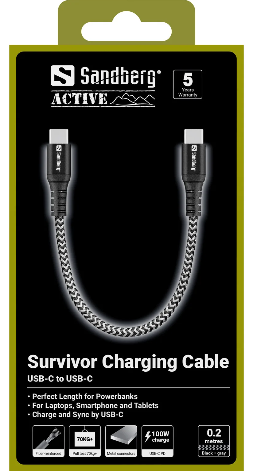 SANDBERG Survivor - USB-Kabel - 24 pin USB-C (M), Ansicht 4