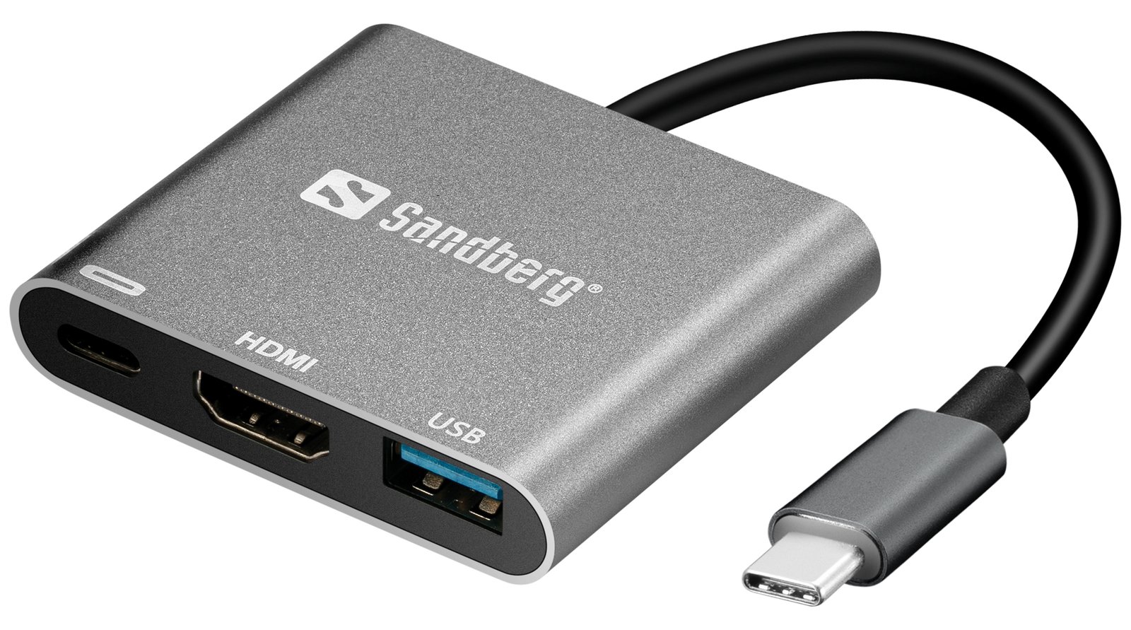 SANDBERG USB-C Mini Dock HDMI+USB - Dockingstation