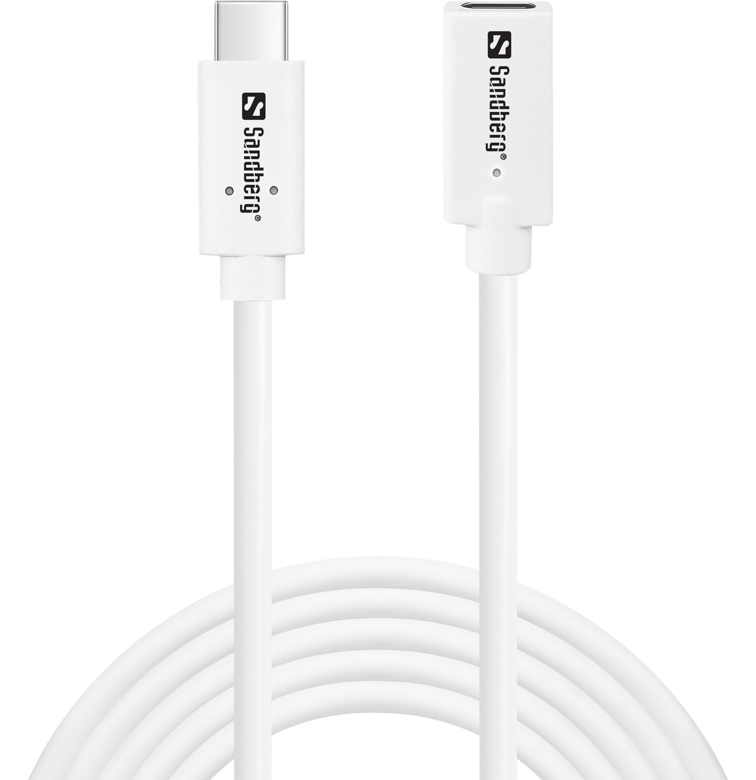SANDBERG USB-Kabel - 24 pin USB-C (M) zu 24 pin USB-C (W) von LumaTech