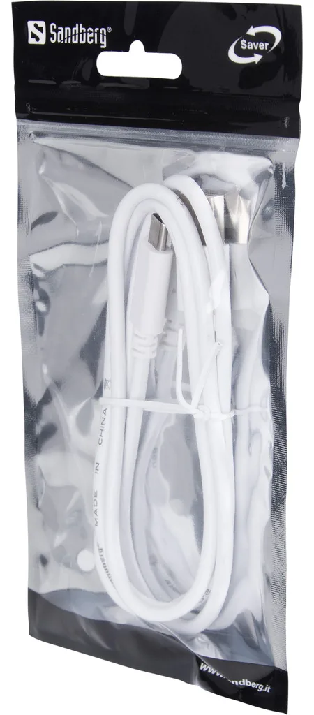 SANDBERG USB-Kabel - 24 pin USB-C (M) zu USB Typ A (M), Ansicht 2