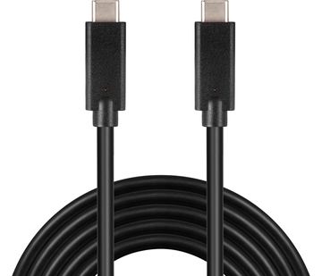 SANDBERG USB-Kabel - USB-C (M) bis USB-C (M) - Schwarz von LumaTech