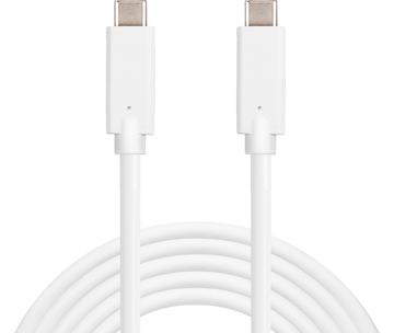 SANDBERG USB-Kabel - USB-C (M) bis USB-C (M) - Weiß von LumaTech