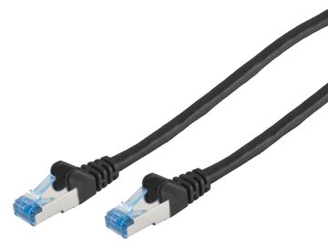 ShiverPeaks Patchkabel CAT6a RJ45 S/FTP 0.5m Black - Netzwerk - CAT 6a von LumaTech