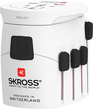SKROSS 61260 - Universal - Universal - 100 - 250 V - Weiß - 65 mm - 72 mm von LumaTech