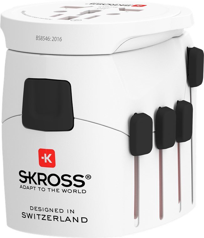 SKROSS 61260 - Universal - Universal - 100 - 250 V - Weiß - 65 mm - 72 mm
