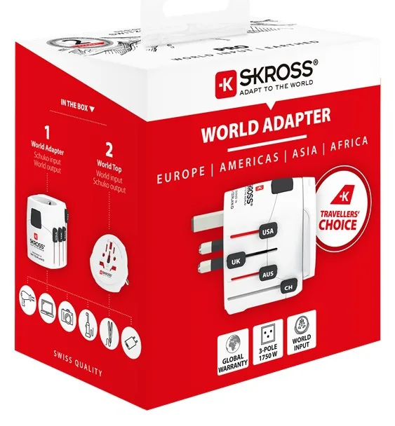 SKROSS 61260 - Universal - Universal - 100 - 250 V - Weiß - 65 mm - 72 mm, Ansicht 3