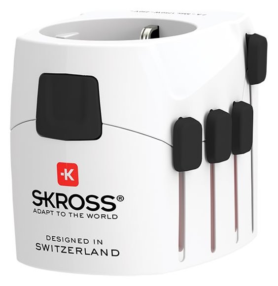 SKROSS PRO - Universal - Universal - Typ C (Euro-Stecker) - Typ E (FR) - Typ F - Typ B - Typ G (VK) - Typ I (AU)