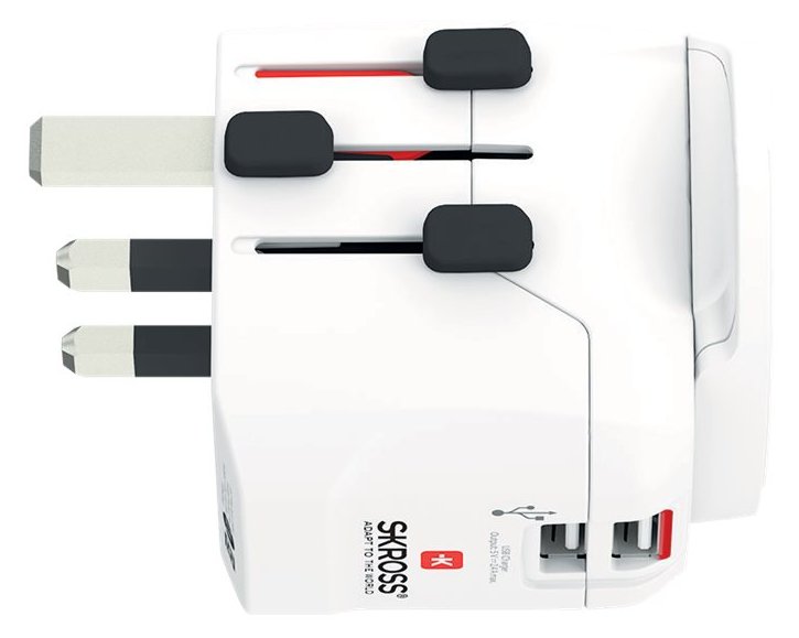 SKROSS Weltreiseadapter Pro Light USB 2 x A - Adapter - Digital/Daten