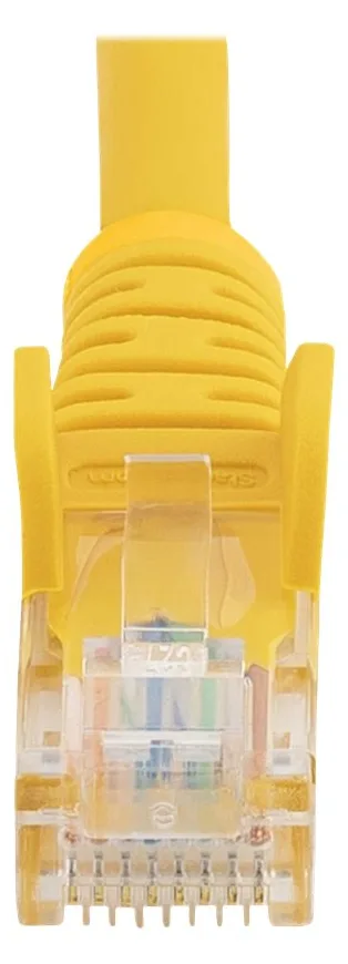 StarTech.com 0,5m Cat5e Ethernet Netzwerkkabel Snagless mit RJ45 - Cat 5e UTP Kabel - Gelb - Patch-Kabel - RJ-45 (M), Ansicht 2