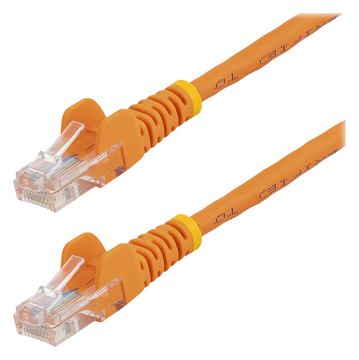 StarTech.com 0,5m Cat5e Ethernet Netzwerkkabel Snagless mit RJ45 - Cat 5e UTP Kabel - Orange - Patch-Kabel - RJ-45 (M) von LumaTech
