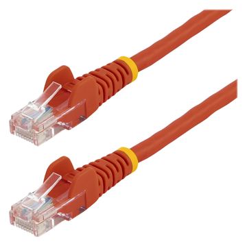 StarTech.com 0,5m Cat5e Ethernet Netzwerkkabel Snagless mit RJ45 - Cat 5e UTP Kabel - Rot - Patch-Kabel - RJ-45 (M) von LumaTech