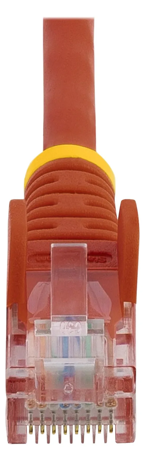 StarTech.com 0,5m Cat5e Ethernet Netzwerkkabel Snagless mit RJ45 - Cat 5e UTP Kabel - Rot - Patch-Kabel - RJ-45 (M), Ansicht 3