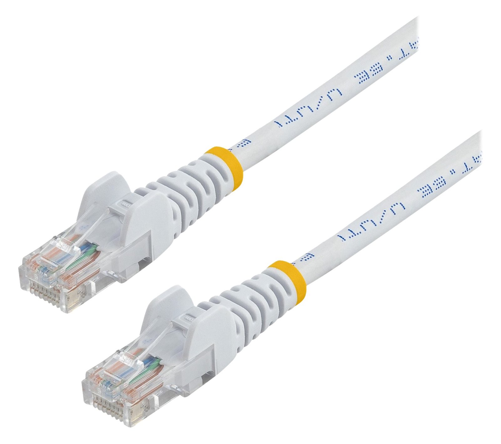 StarTech.com 0,5m Cat5e Ethernet Netzwerkkabel Snagless mit RJ45 - Cat 5e UTP Kabel - Weiß - Patch-Kabel - RJ-45 (M)
