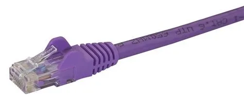 StarTech.com 0,5m Cat6 Snagless RJ45 Ethernet Netzwerkkabel - Lila - 50cm Cat 6 UTP Kabel - Netzwerkkabel - RJ-45 (M), Ansicht 4