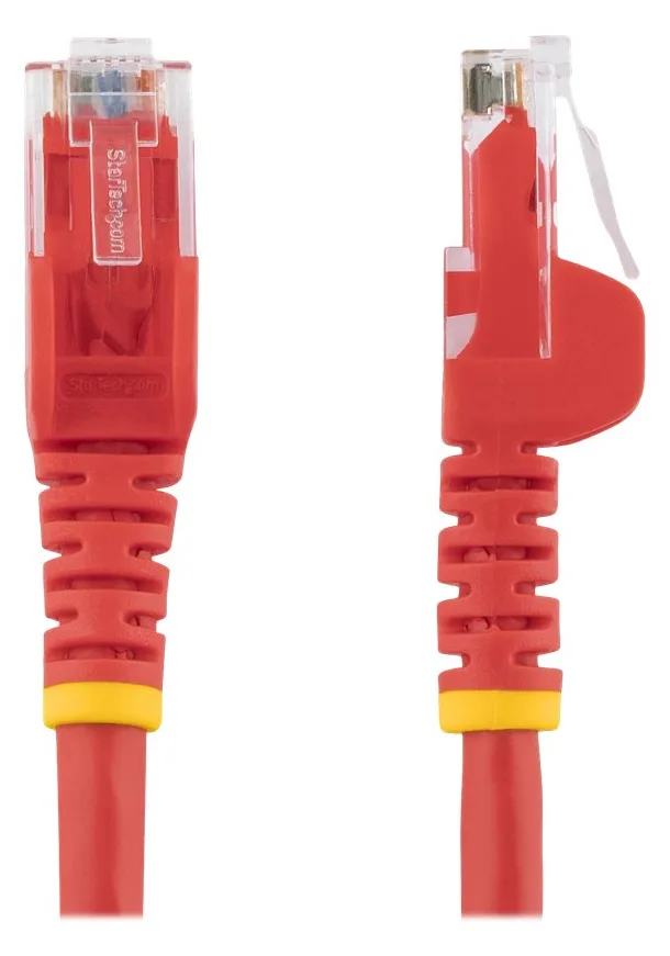 StarTech.com 0,5m Cat6 Snagless RJ45 Ethernet Netzwerkkabel - Rot - 50cm Cat 6 UTP Kabel - Netzwerkkabel - RJ-45 (M), Ansicht 3