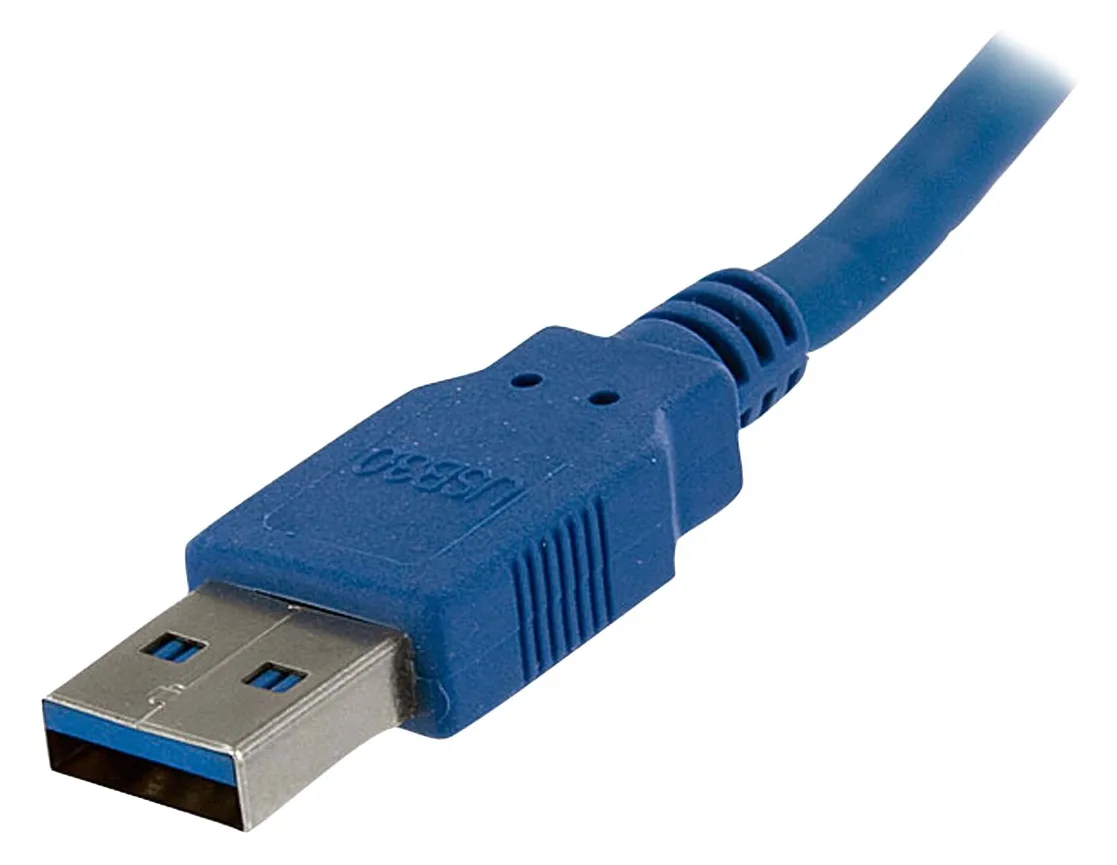 StarTech.com 1 m SuperSpeed USB 3.0 Verlängerungskabel - USB 3 Typ-A Kabel Verlängerung - Stecker/ Buchse - Blau, Ansicht 3