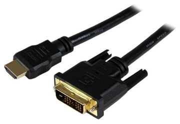 StarTech.com 1,5m HDMI auf DVI-D Kabel - St/St - HDMI Stecker / DVI Stecker Adapterkabel - Videokabel - DVI-D (M) von LumaTech