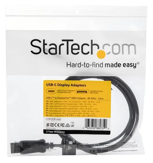 StarTech.com 1,8 m - USB-C auf DisplayPort-Kabel, Ansicht 2