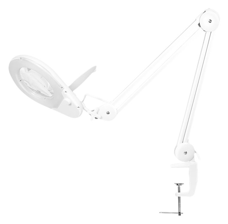 LogiLink Tisch-Lupenleuchte - LED - Klemmbefestigung