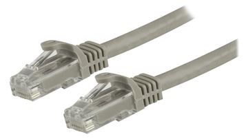 StarTech.com 1.5m CAT6 Ethernet Cable, 10 Gigabit Snagless RJ45 650MHz 100W PoE Patch Cord - Grau von LumaTech